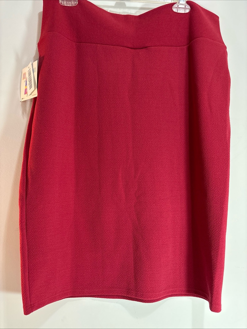 LuLaRoe Women's Burgundy Pencil Skirt 1298